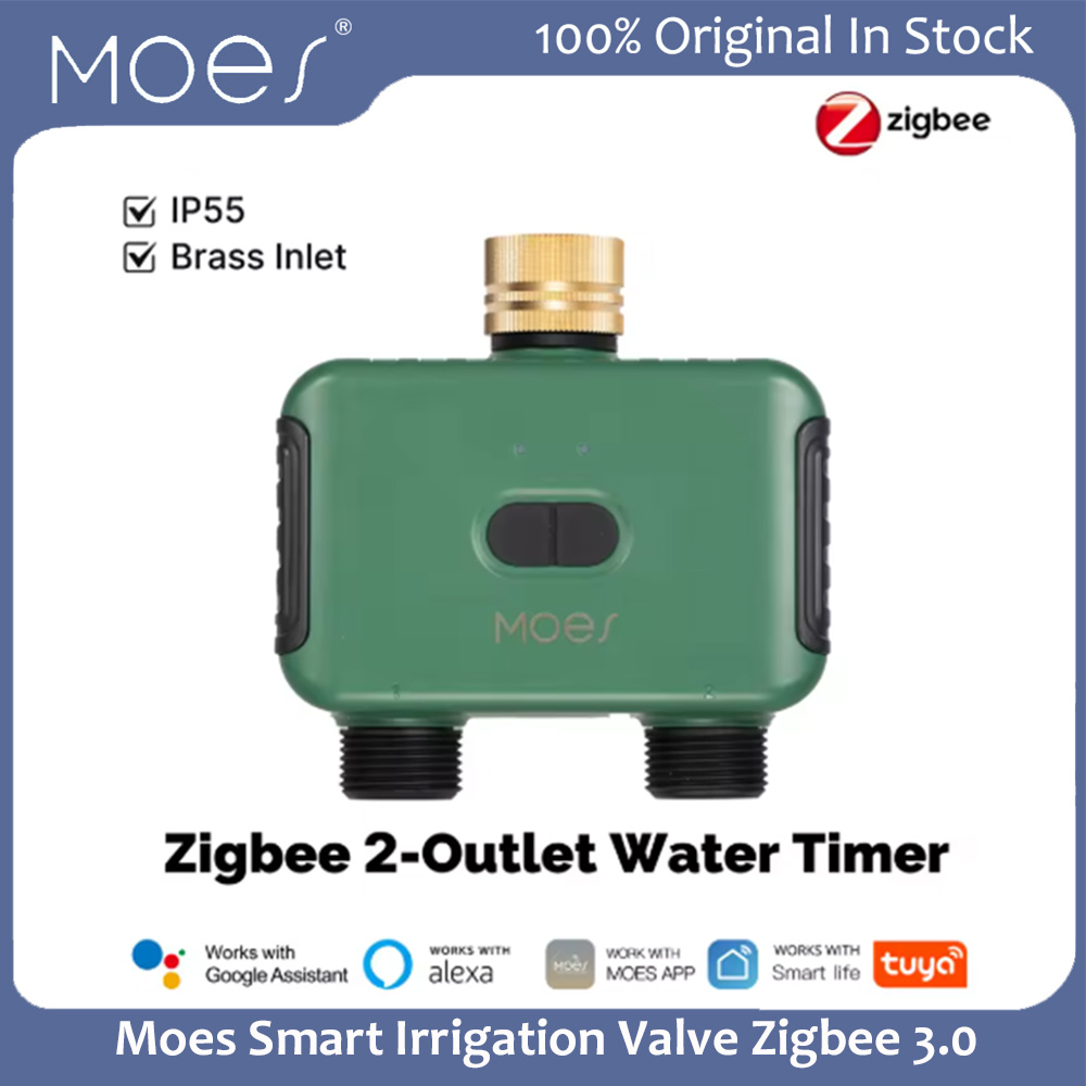 Smart Garden Kitchen - Moes Tuya スマート灌漑バルブ スプリンクラー ウォータータイマー Zigbee