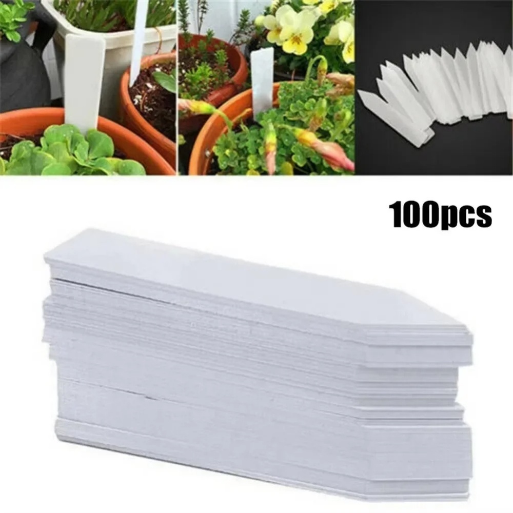 100 個植物ラベル植物アクセサリー植木鉢プラスチック植物タ - Garden Journal Planner のレビューと価格