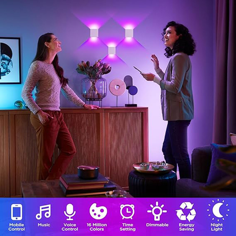 12 ワット LED 屋外ウォールライト RGBCCT 調光 - Smart Garden Arduino のレビューと価格