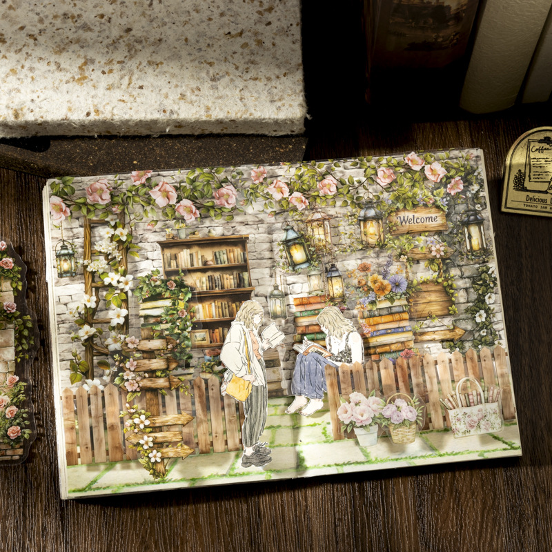 20 ピース/ロットかわいい文房具ステッカー本っぽい香りが庭 - Garden Journal Planner のレビューと価格