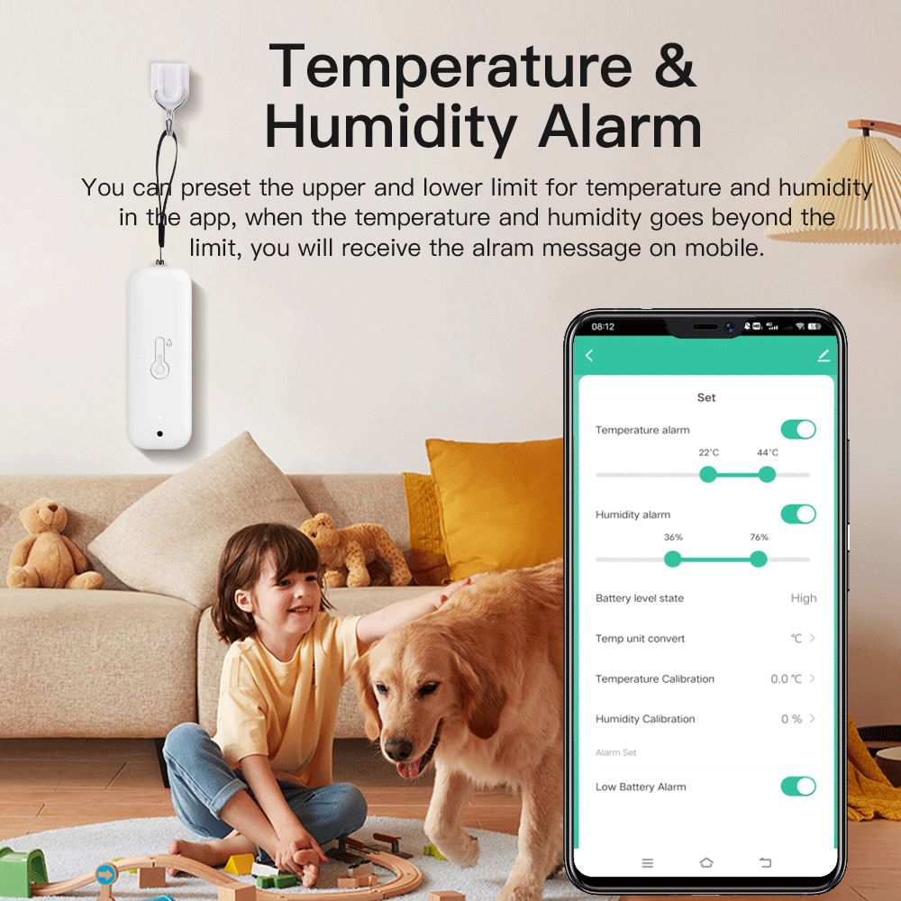 Tuya WiFi 温度と湿度センサー IP65 防水温度計 - Smart Garden Arduino のレビューと価格