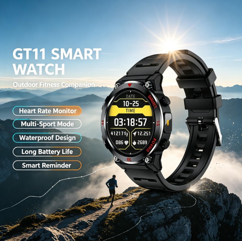 新しい GT11 Bluetooth 通話スマートウォッチ  - Smart Garden Arduino のレビューと価格